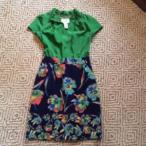 Spring Garden Cap Sleeve Dress by Tabitha (Anthro)