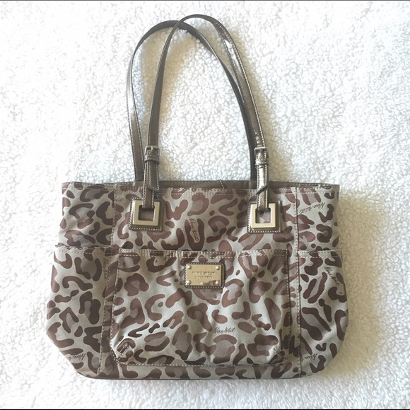 Nine West Leopard Print Tote