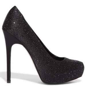 Aldo Sparkly Black Heels