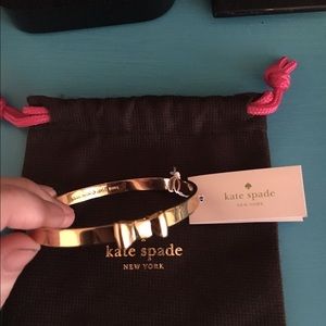 Kate Spade "Take a bow" bangle