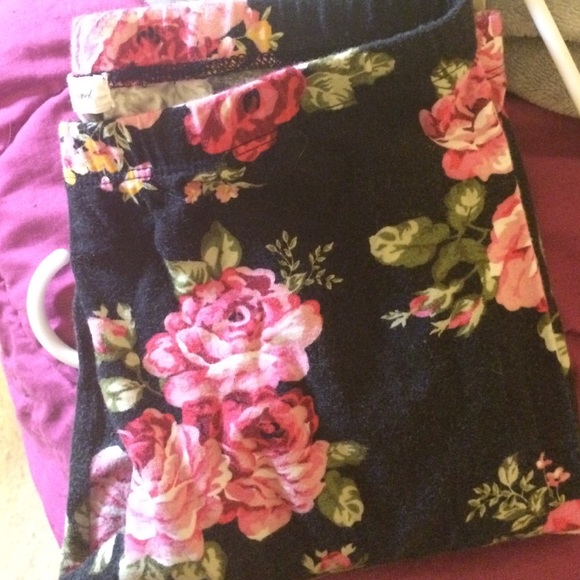 Floral leggings
