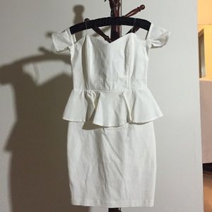 Peplum dress. Foreign exchange. New.