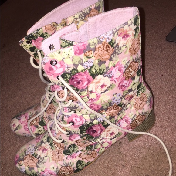 Floral Charlotte Russe fashion boots