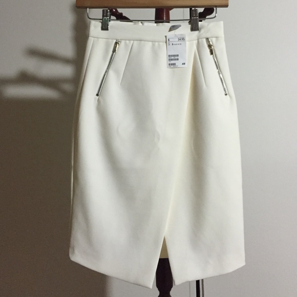 H&M slit long pencil skirt