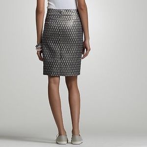 J Crew Gunmetal skirt