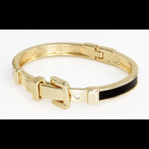 Sale!  Was $45.  Snake Print Buckle Bracelet - Picture 2 of 3