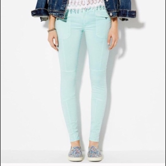 American Eagle Outfitters Denim - Mint colored Moro jeggings