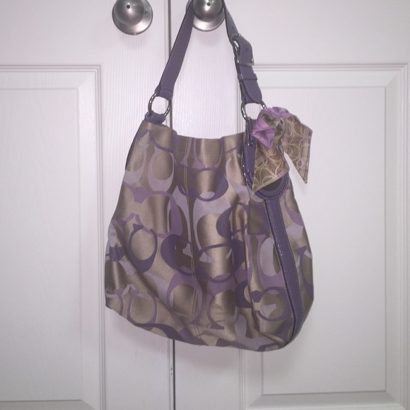 Coach Purse with scarf