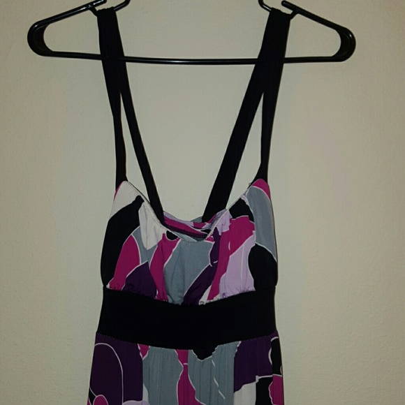 Multi colored floral dress