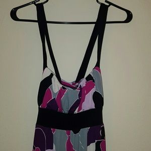 Multi colored floral dress