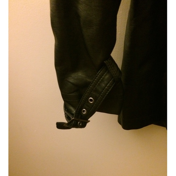 ‼️Reduced‼️ BEBE long faux leather jacket - Picture 4 of 4