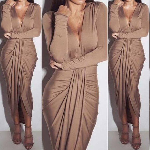 Tan dress