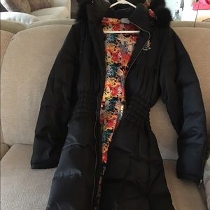 Long coat with hood