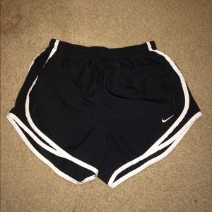 black nike shorts