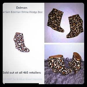 Sam Edelman leopard booties