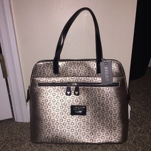 Rose Gold GUESS Purse