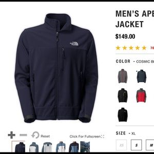 Men's north face black jacket