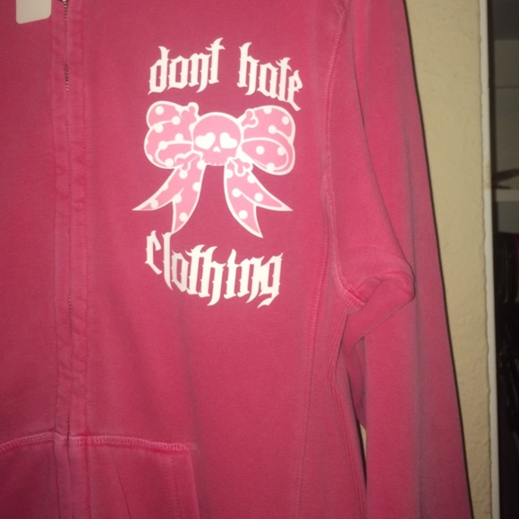 Don't Hate Clothing with skoll and bow - Picture 2 of 2