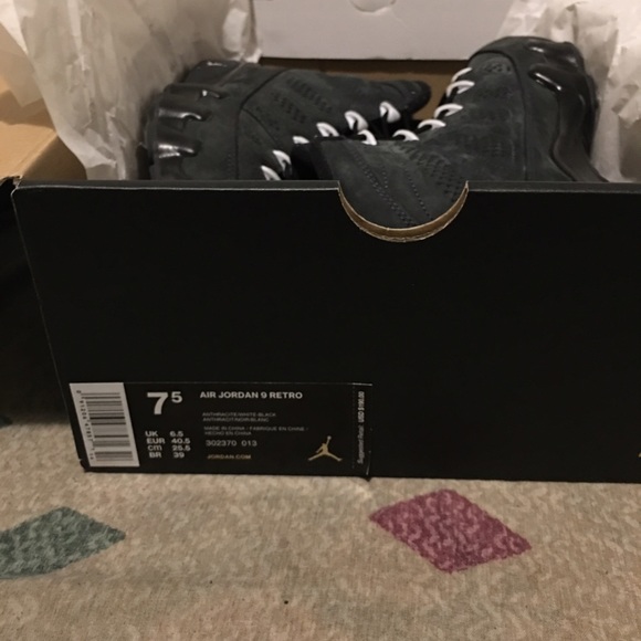 SOLD!!Jordan 9 anthracite - Picture 2 of 4