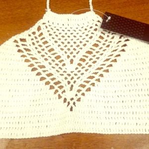 🦄White Crocheted Beach Top🦄
