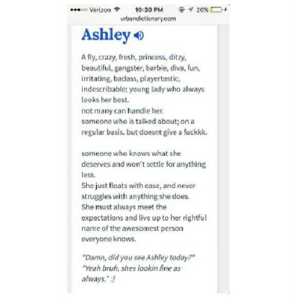 Meet your Posher, Ashley