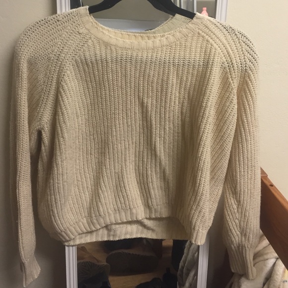 Creme knitted sweater