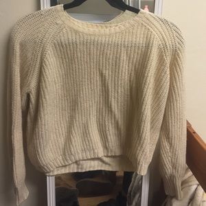 Creme knitted sweater