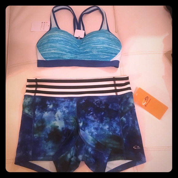 Champion Pants - NEW Champion bra & shorts