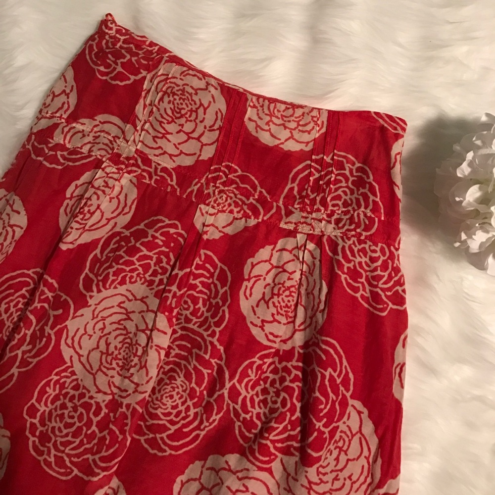 Fossil Floral Skirt