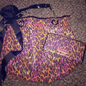 Betsy Johnson purse with matching wallet