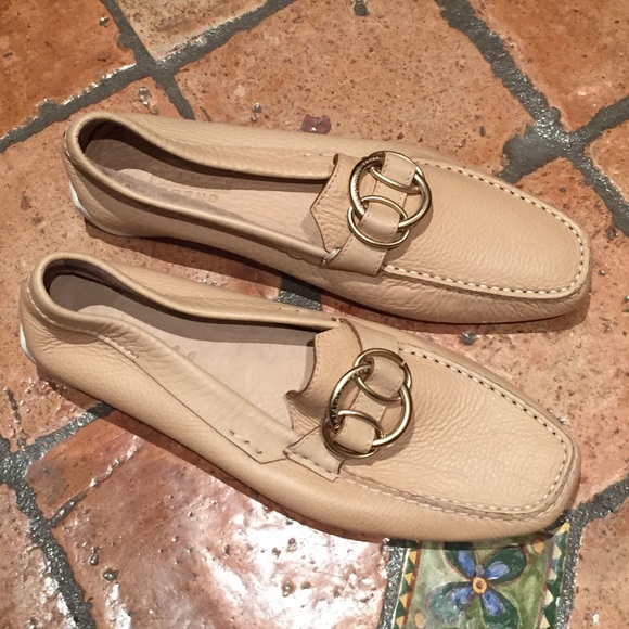 Baldini authentic leather super comfy loafers