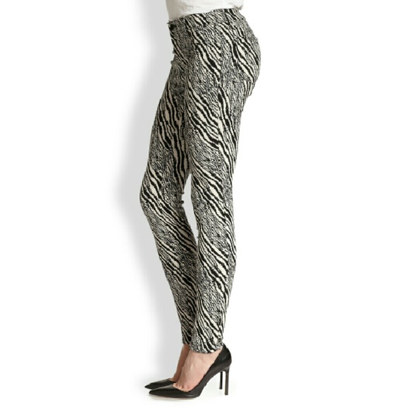 J Brand Denim - J Brand Zebra Skinny Jacquard Jeans PRICE FIRM