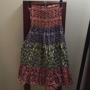 Cotton strapless dress from VS!