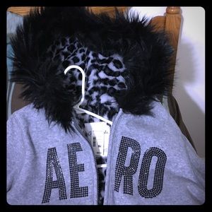 aero fur hoodie PRICE NEGOTIABLE