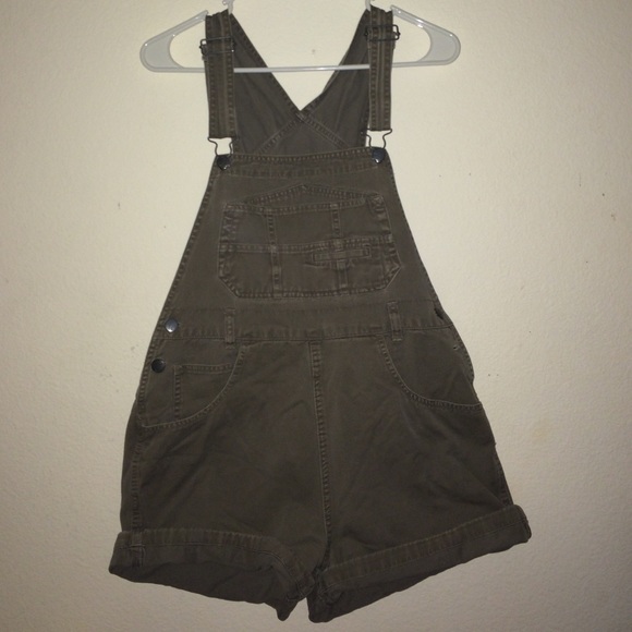 Army green overalls