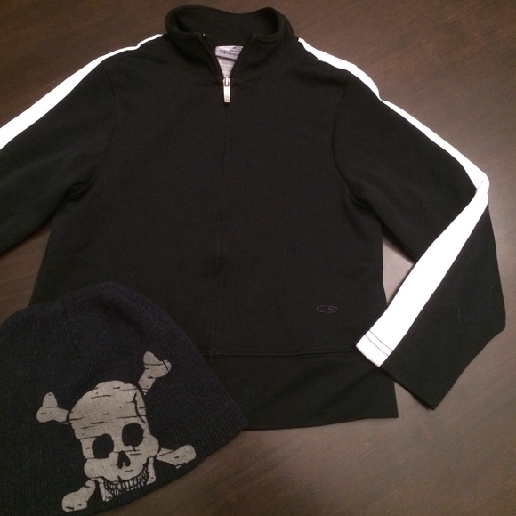 Champion - Black Hoodie & Matching Beanie - Picture 1 of 2