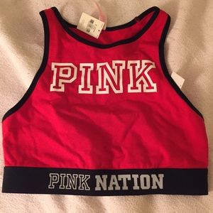 Pink Sports bra