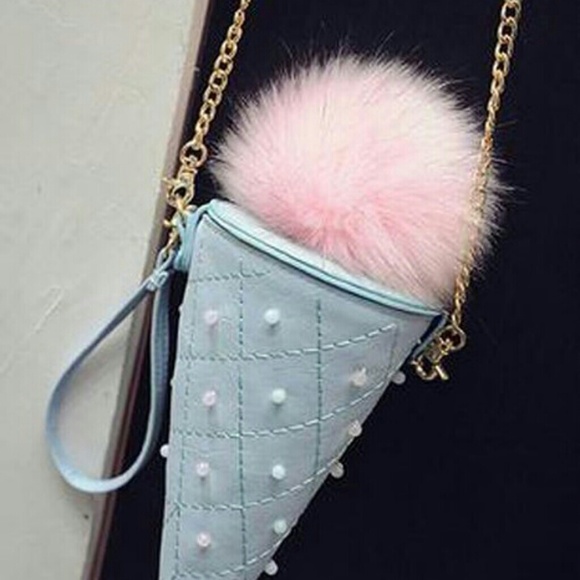 Ice cream cone purse