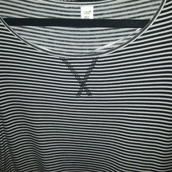 STRIPED TUNIC BY AMERICAN RAG SIZE L, (no tags) - Picture 3 of 4