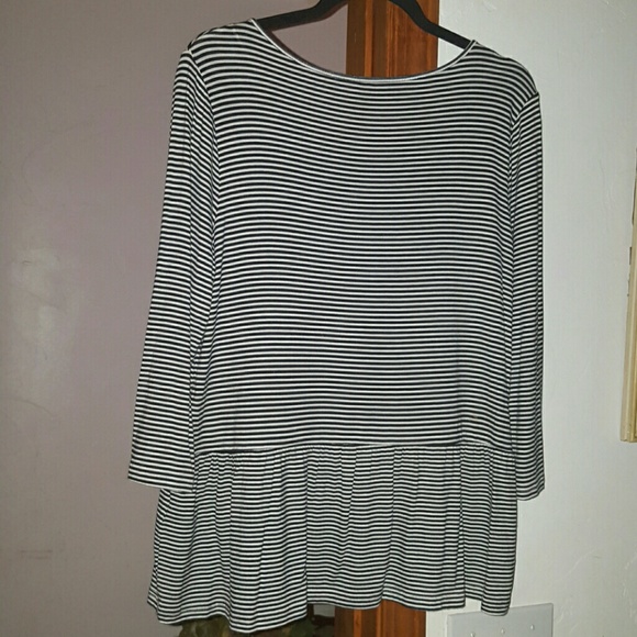 STRIPED TUNIC BY AMERICAN RAG SIZE L, (no tags) - Picture 4 of 4