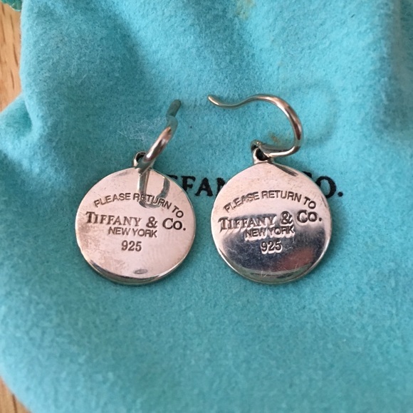 Authentic Tiffany & Co Disc Earrings