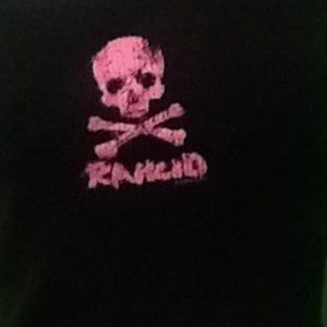 "Vintage" RANCID PINK SKULL & CROSSBONES TANK