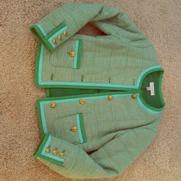 JCrew quilted tweed jacket