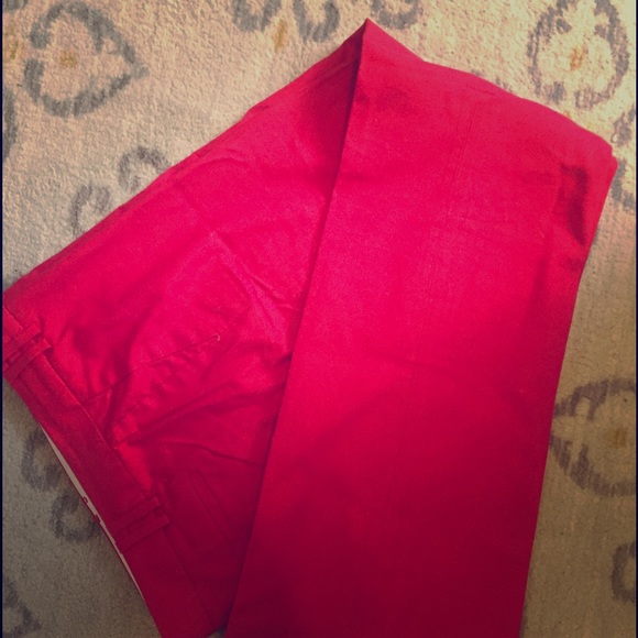 Banana Republic Red pants Ryan fit