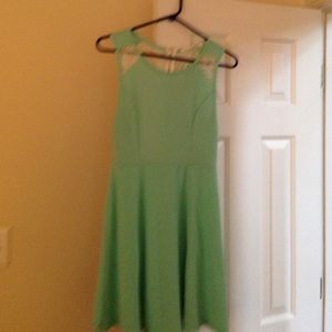 Teal summer dress