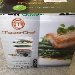 Master chef 3-tier stainless steel steamer