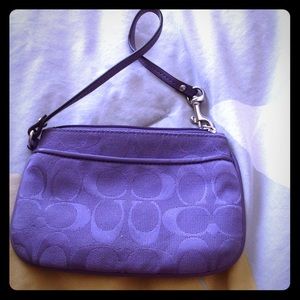 Real Coach wristlet 💜