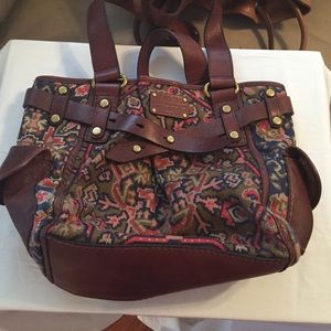 Fossil southwest pattern satchel
