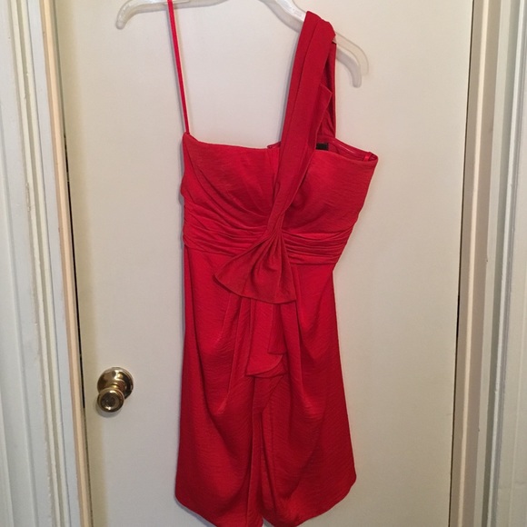 Coral BCBG cocktail dress