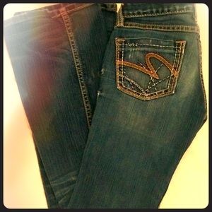 Buckle jeans!
